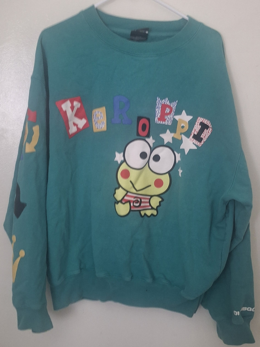 Keroppi Green Cartoon Sweatshirt